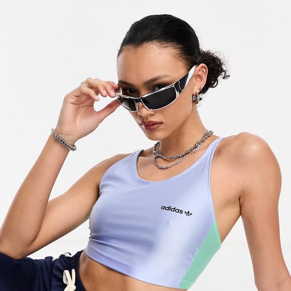 Adidas Women's Lavender and Mint Sports Bra